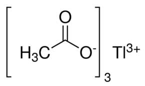 Thallium (III) Acetate - CAS:2570-63-0 - Tl(OAc)3, Thallic acetate, tris(acetate)thallium